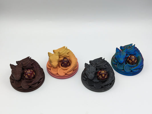 Baby Dragon Dice Guardian - 3D Printed