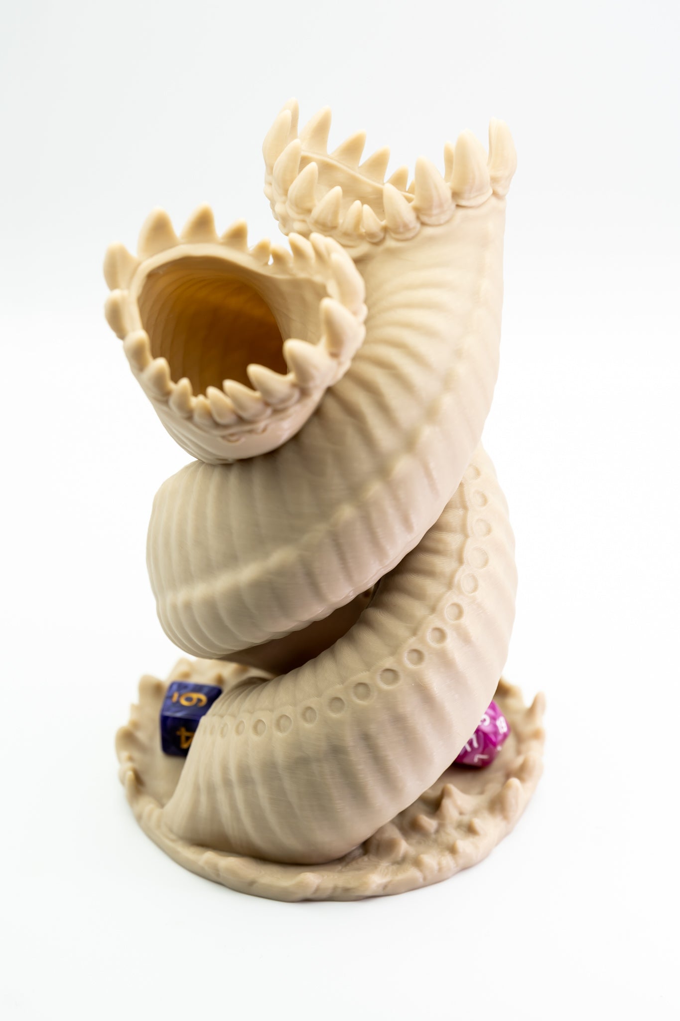 Twin Worm Monster - 3D Printed Dice Tower/Roller
