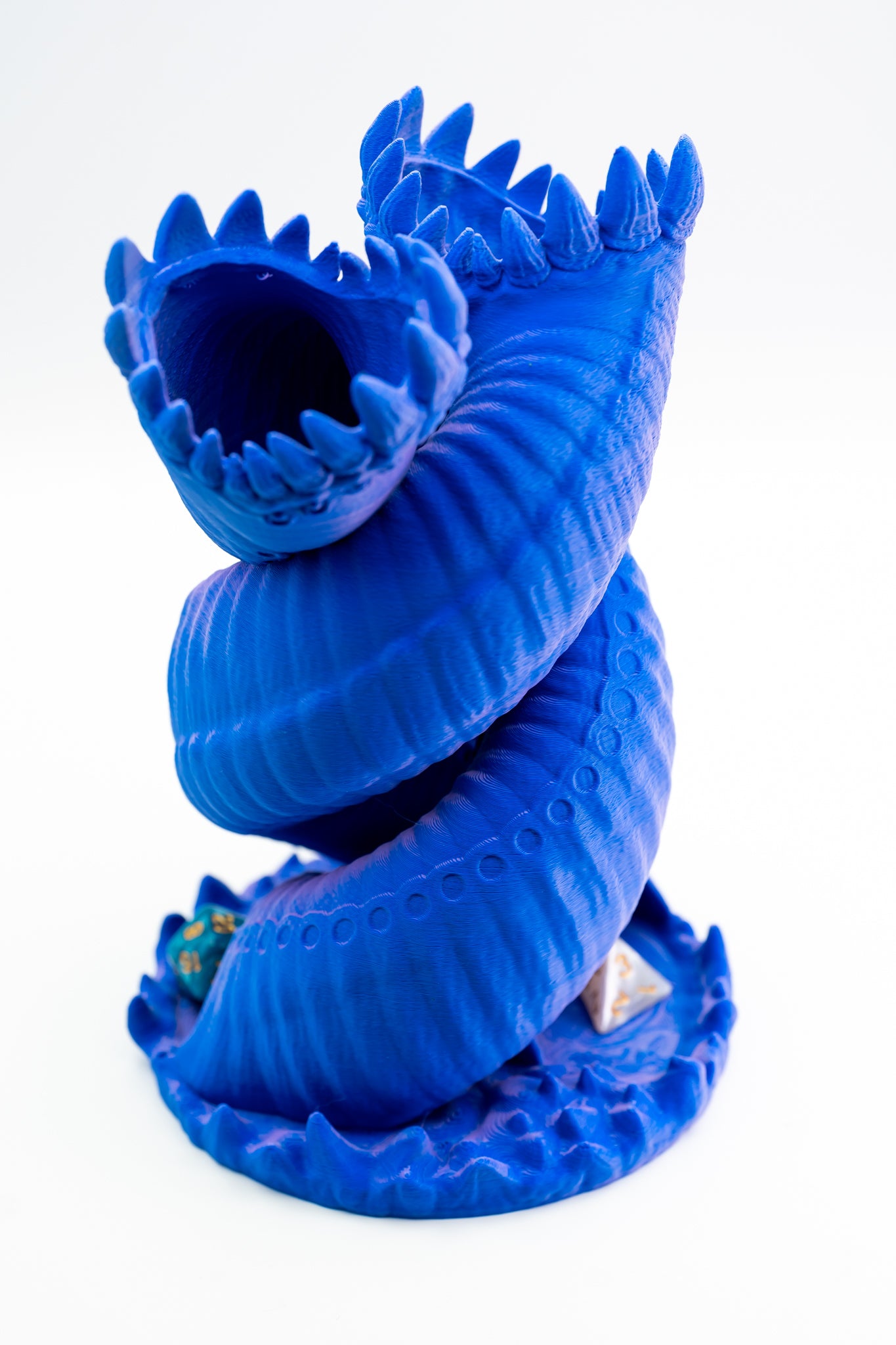 Twin Worm Monster - 3D Printed Dice Tower/Roller