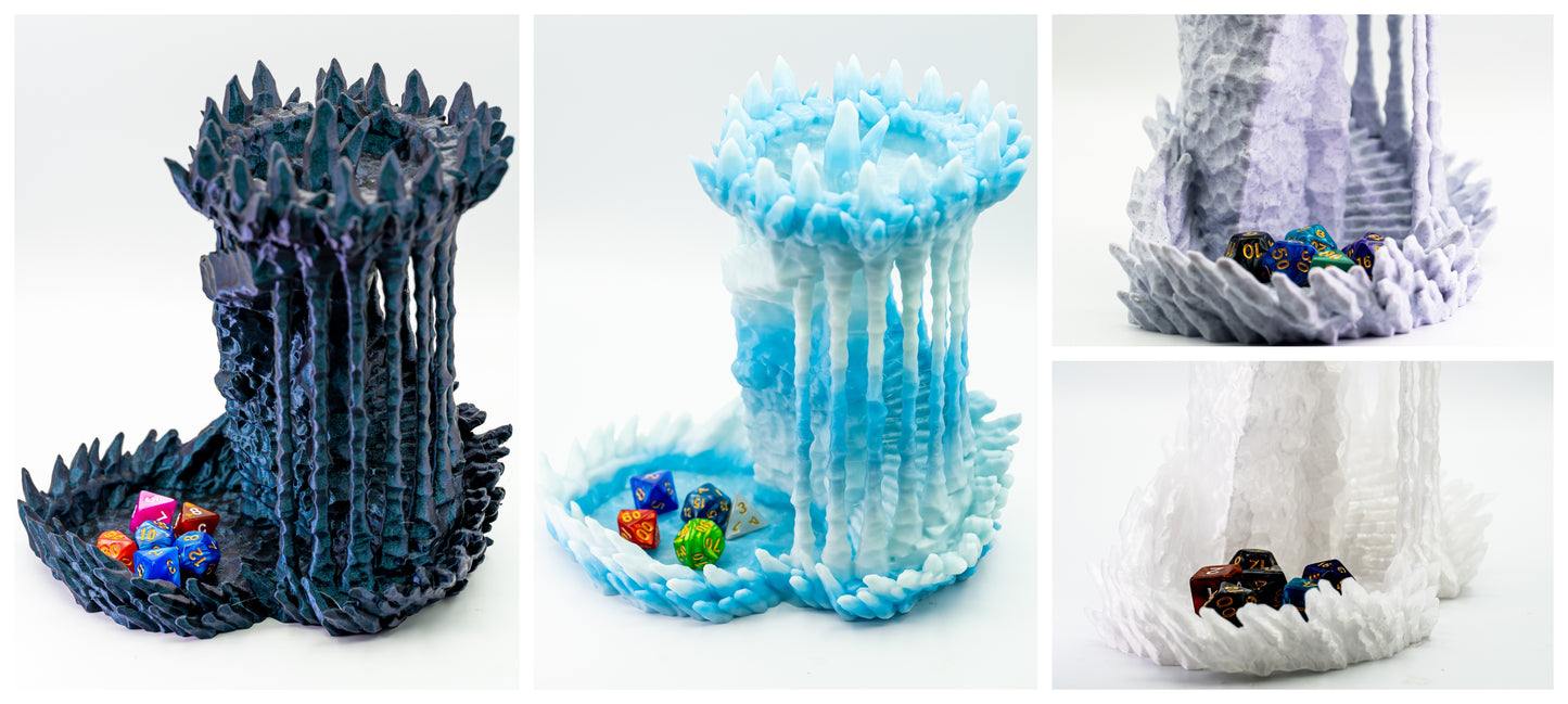 Crystal Tower-3D Printed Dice Tower/Roller