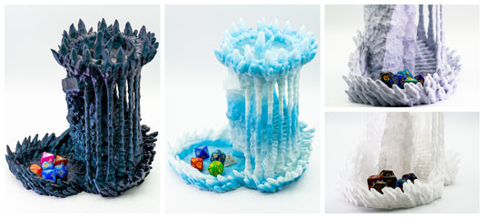 Crystal Tower-3D Printed Dice Tower/Roller