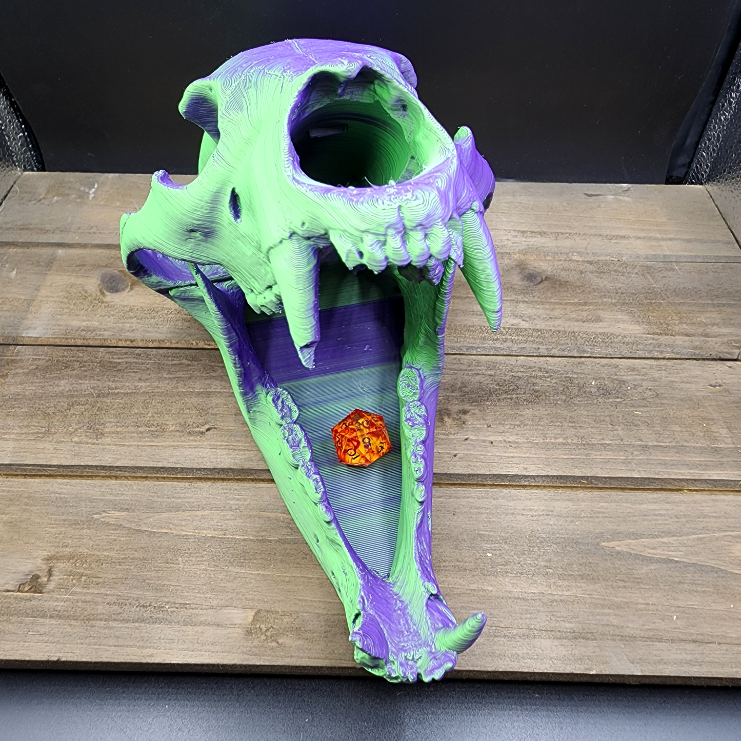 Bear Skull Dice Tower