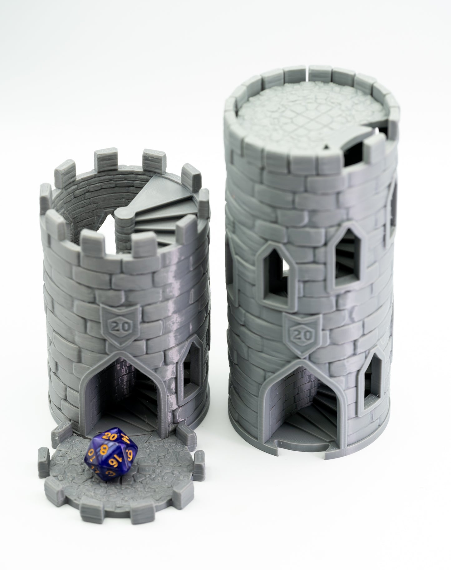 Castle/Rook Tower - 3D Printed Dice Tower/Roller