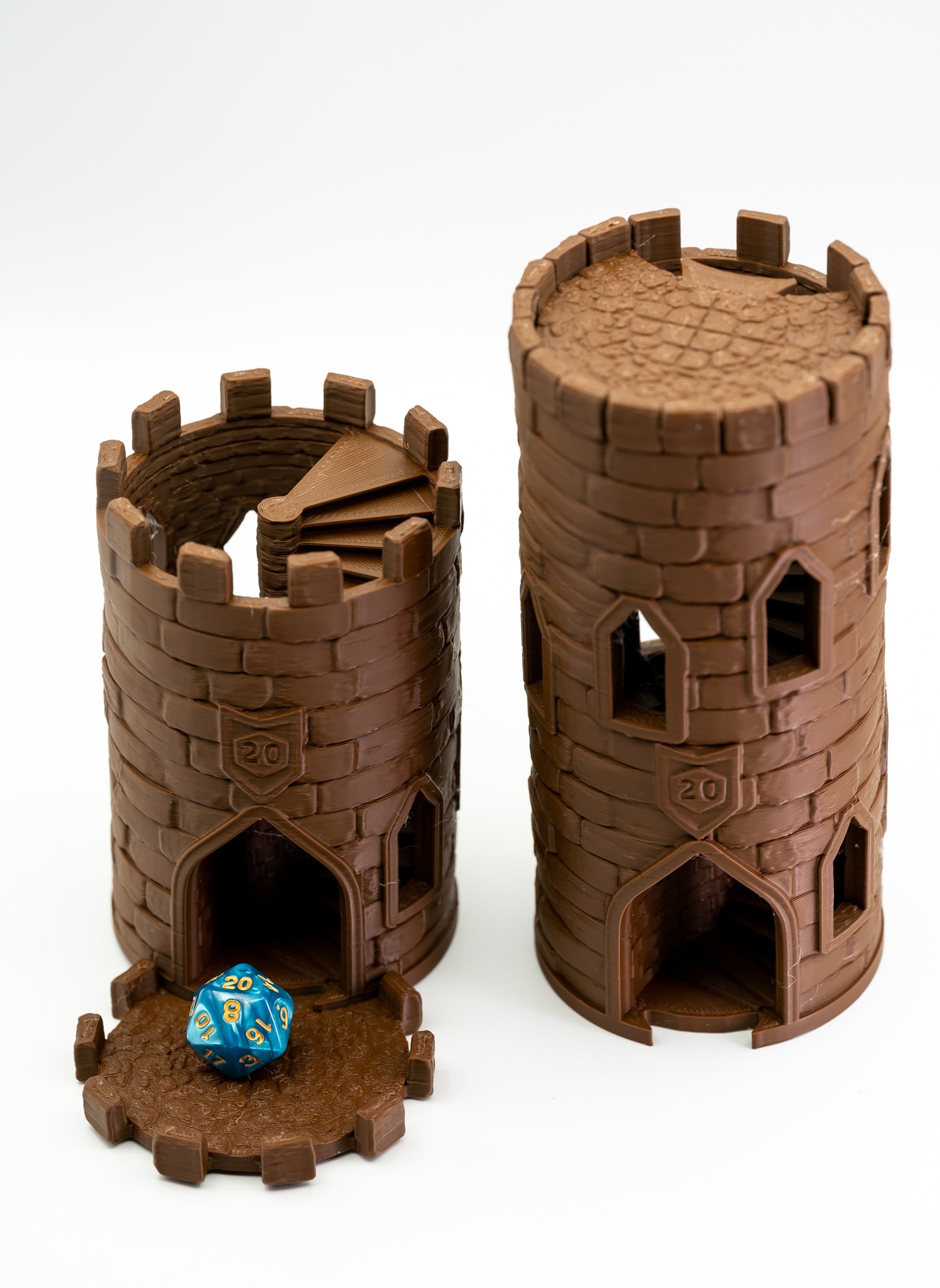 Castle/Rook Tower - 3D Printed Dice Tower/Roller