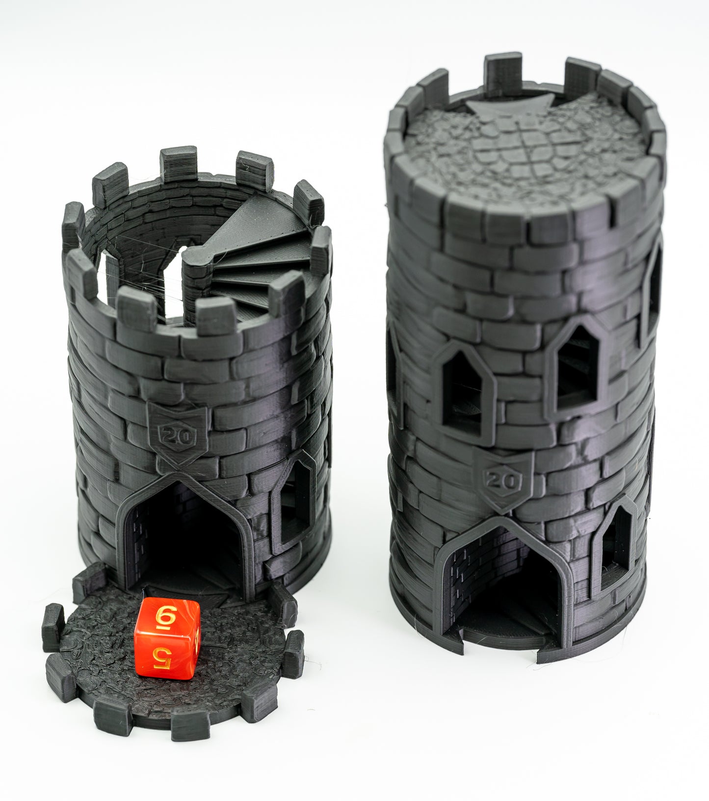 Castle/Rook Tower - 3D Printed Dice Tower/Roller